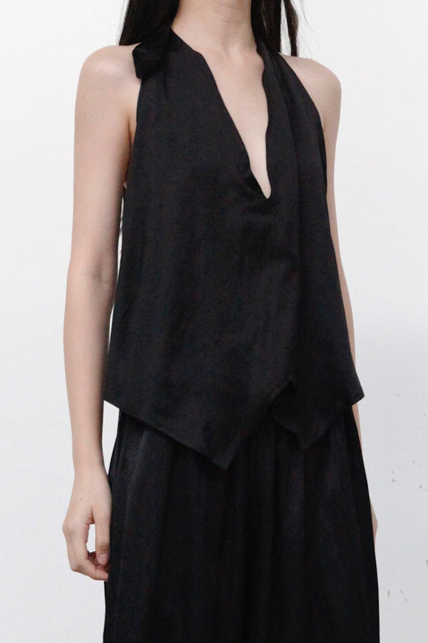 BASERANGE bow tie top TOCRA-VI-WI23